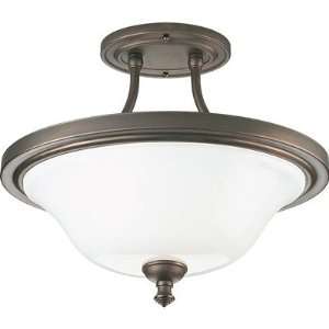  Victorian Venetian Bronze Semi Flush Mount