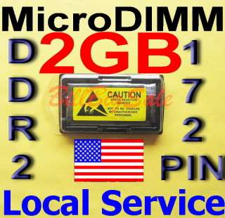   MicroDIMM 172PIN DDR2 677 PC2 5300 677MHz 1G laptop memory Brand NEW