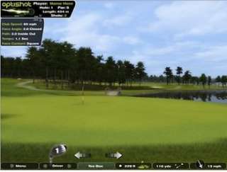 The OptiShot provides a remarkably lifelike 3D golf experience.
