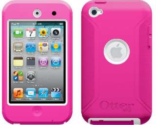 Otterbox iPod Touch 4G 4th Generation Defender Case Cover PINK WHITE 