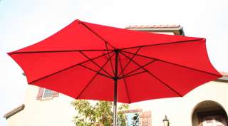 features umbrella canopy is 13 feet in diameter pole is approx 10 long 