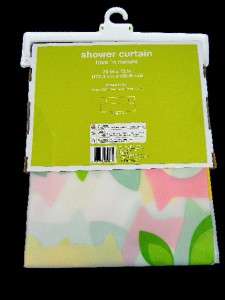 Shower Curtain Love n Nature Owl 70 in x 72 in Circo +Shower Hooks 