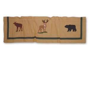  Lodge Fever Curtain Valance 16X 54