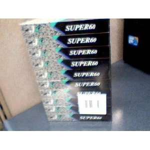  60 Normal Type I 60 Minutes Blank Audio Cassette Tapes 10 Pack 60 