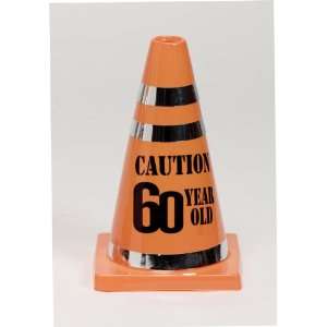  60th Birthday Caution Cones   Decorations Health 