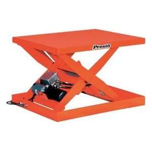 Stationary Powered Scissor Lift Table Foot Operated Control 1500 Lb 