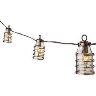Smith & Hawken® 10 Bulb Metal Lantern String Lights product details 