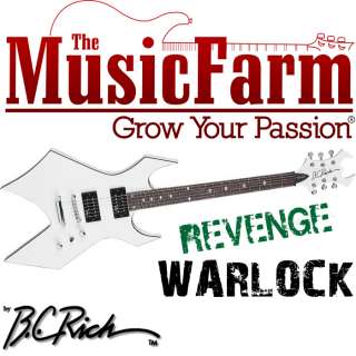 BC Rich Revenge Gloss White Warlock Electric Guitar  