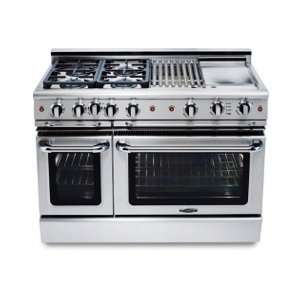   Series Stainless Steel Pro Style Natural Gas Range   GSCR484QGN