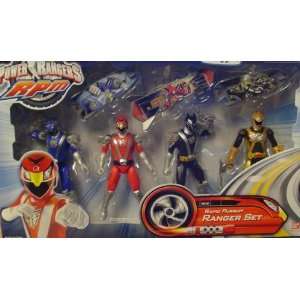   Power Rangers RPM Rapid Pursuit Ranger Set with Gold Ranger Toys