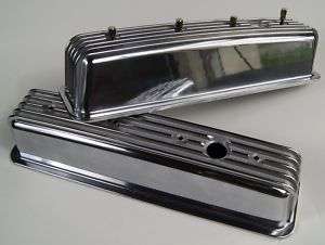 NOSTALGIA Valve Covers Aluminum SBC CENTERBOLT CHEVY  