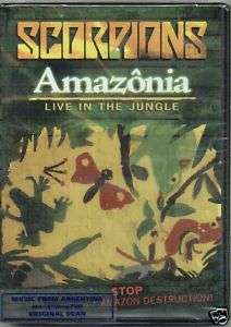 DVD SCORPIONS IA LIVE IN THE JUNGLE NEW 2009  