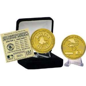 Boston Red Sox 2003 American League Division Series Victory 24KT Gold 