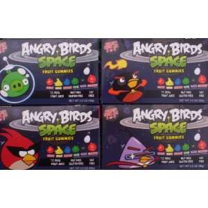Angry Birds Space Fruit Gummies 4 Pack Grocery & Gourmet Food