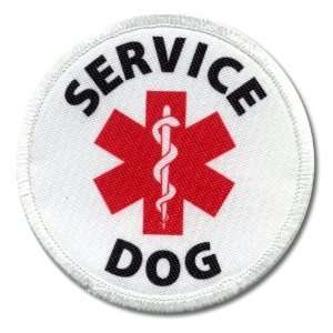  SERVICE DOG ADA Assistance Animal Medical Alert 2.5 inch 
