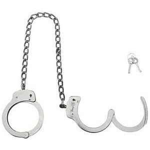  Spartacus Ankle Cuffs Nickel Coated Steel Double Lock 