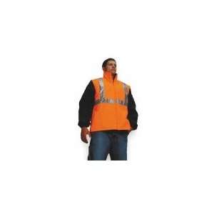   ERGODYNE 8385 4 in 1 Thermal Jacket,Poly,Orange,5XL