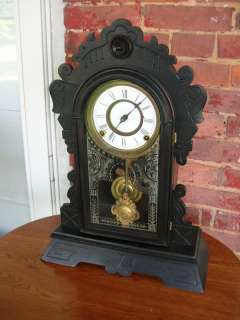 Antique Kroeber Wasp Model Mantel Parlor Kitchen Clock   