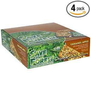   The Forest Organic Caramel Apple Snack Bars, 8 Count Box (Pack of 4