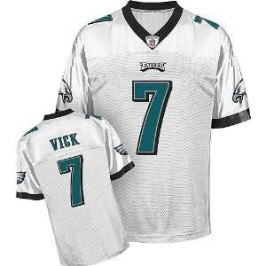  Eagles NFL Jerseys #7 Michael Vick WHITE Authentic Football Jersey 