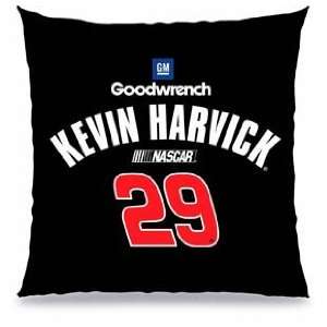  NASCAR Racing Kevin Harvick 18X18 Toss Pillow   Auto Racing Fan 