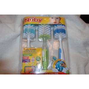  Nuby Easy Clean Bottle Brush Set Baby