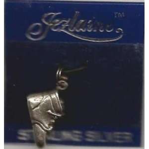 Jezlaine Sterling Silver Baby Shoe Charm 