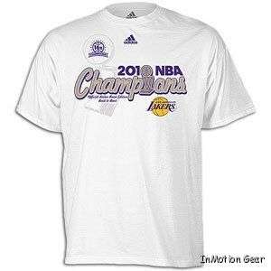 Adidas LA Lakers 2010 Finals Champions Locker Shirt  