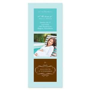   Mom To Be Photo Block Baby Shower Invitation