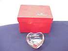 Baccarat Heart Paperweight  