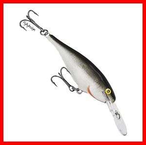 Rapala SR7 Silver Balsa Natural Shad Rap Baitfish Lure 022677008363 