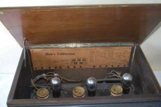 Hales Californian 1925 Five Tube Battery Powered Antique Radio  