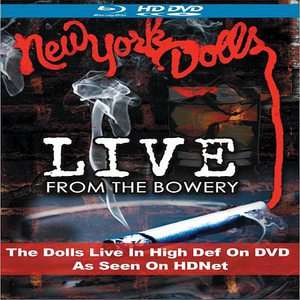 New York Dolls Live from the Bowery Blu ray Disc, 2012 795041784391 