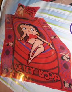 Betty Boop`7 Piece Comforter Twin Bed In A Bag Set`New  