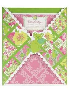 LILLY PULITZER Stickers & Labels book gift decor papers BAMBOO PATCH 