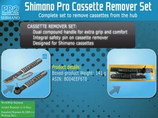Shimano Pro Cassette Remover Set Tool Mountain Road Bike Bicycle New 