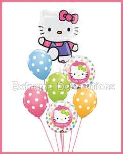 Hello Kitty Birthday Party supplies Balloon Bouquet  