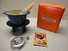 Le Creuset Enameled Cast Iron 1 3/4 Quart Traditional Fondue Pot 