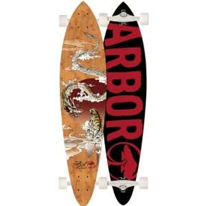  Arbor Fish Bamboo Complete Skateboard   38 L x 8.75 W x 