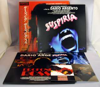 Japan Special 3 LD Box Dario Argento SUSPIRIA & Profondo Rosso Jessica 
