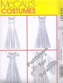  mccall s woman renaissance halloween costume bridal gown wedding 