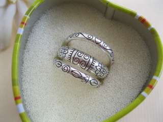 Brighton Marrakesh Triple Ring Set Sterling Silver 925 Size 5 Band of 