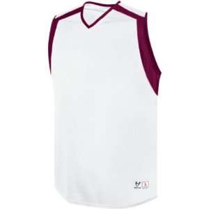 High 5 Release Game Custom Basketball Jersey Uniforms WHITE/MAROON 