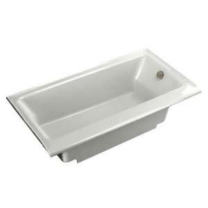   Cast Iron Bath with Enameled Apron and Left Hand Drain, Sea Salt