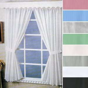  Carnation Home Fashions Vinyl Bathroom Window Curtain 