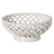 Lattice Porcelain Bread Basket   White (11)