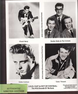 chuck berry buddy holly eddie cochran +1 press kit  