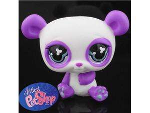    Littlest Pet Shop Purple Panda Figure (Opened Packaging)