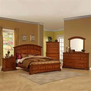   Furniture 4305 7PCK Pennsylvania Country Bedroom Set, Home