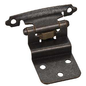 Cabinet Hardware 3/8 inset HINGE Oil Rubbed Bronze  